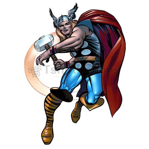 Thor T-shirts Iron On Transfers N4682 - Click Image to Close